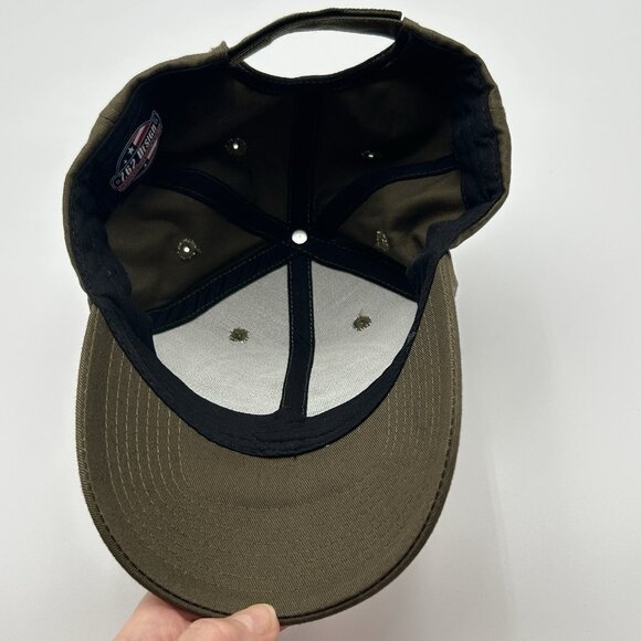 USMC Marines Aviation Hat 7.62 Design Twill Cap Olive Drab Green Hook Loop OSFM - Picture 6 of 8